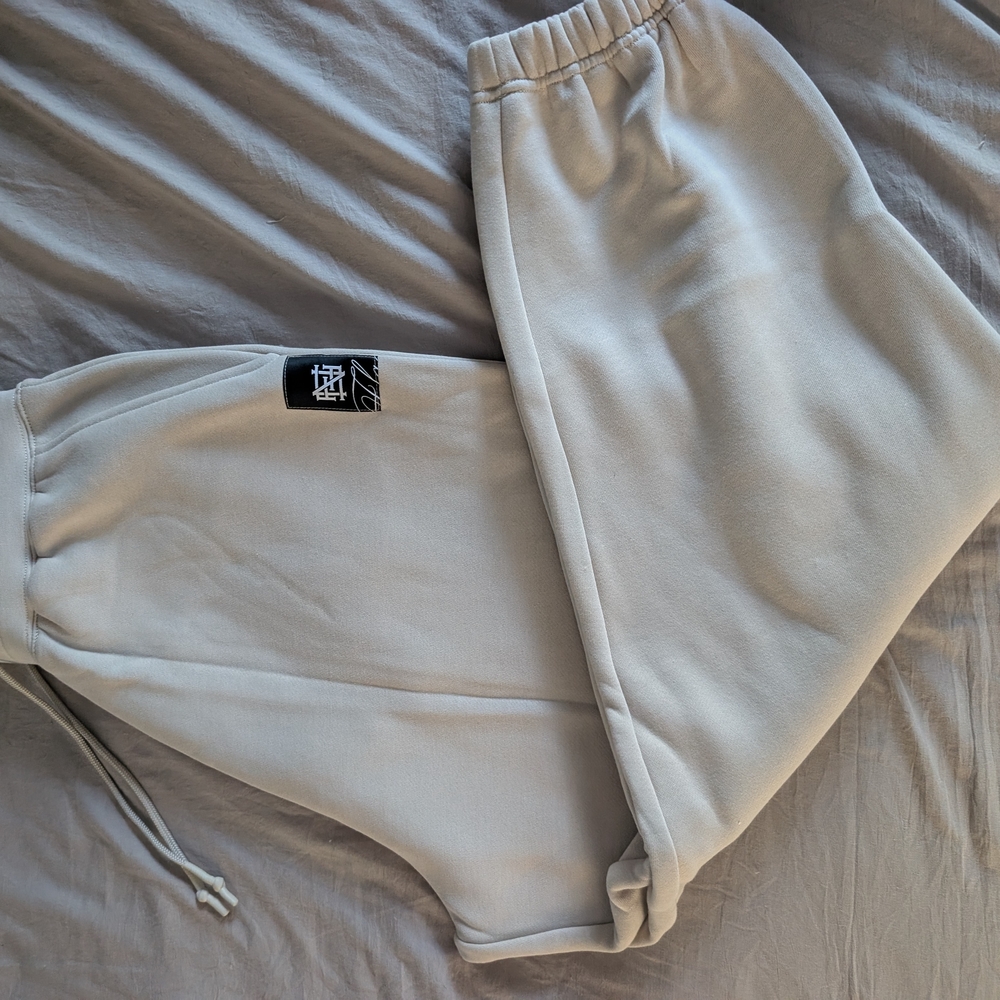 Flag Nor Fail Oversized Sweats - Tan